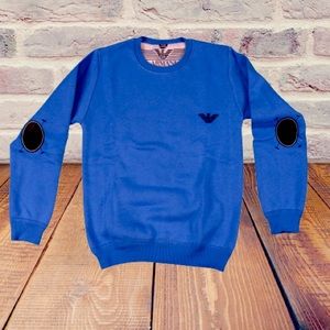ARMANI Long Sleeve Crew Comfortable Sweater for Kids Boys